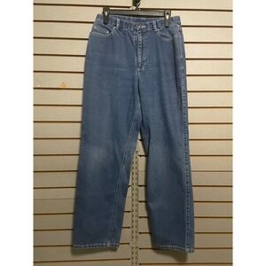 Vintage Crazy Horse Jeans by Liz Claiborne Women Size 12 Blue Denim Straight Leg